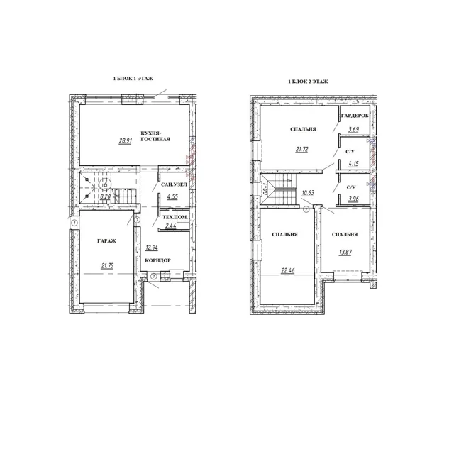 Пәтер жоспары: Т 2.14/Владимирская д. 6, 165.18 м²